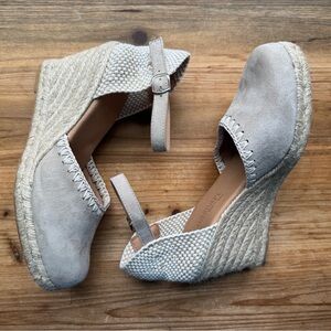 Anthropologie Paseart Women's Espadrille Wedge Sandals 38 7.5